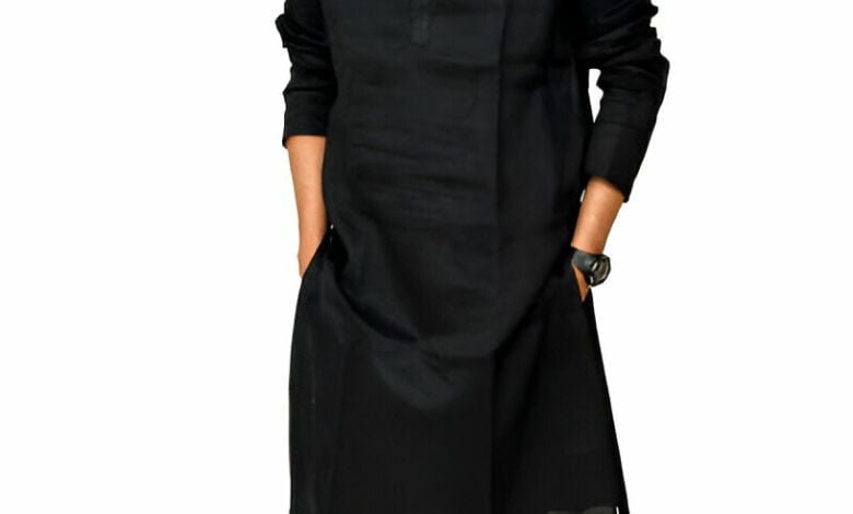 Black Kurta Pajama for Men