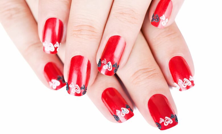 french nail art designs