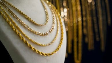 gold necklace set