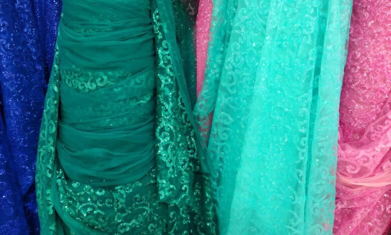 teal blue dupatta