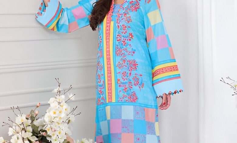 sky blue dupatta