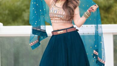 modern hairstyle for lehenga