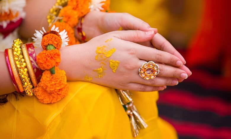 yellow dress for haldi