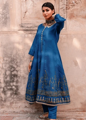 blue colour kurti