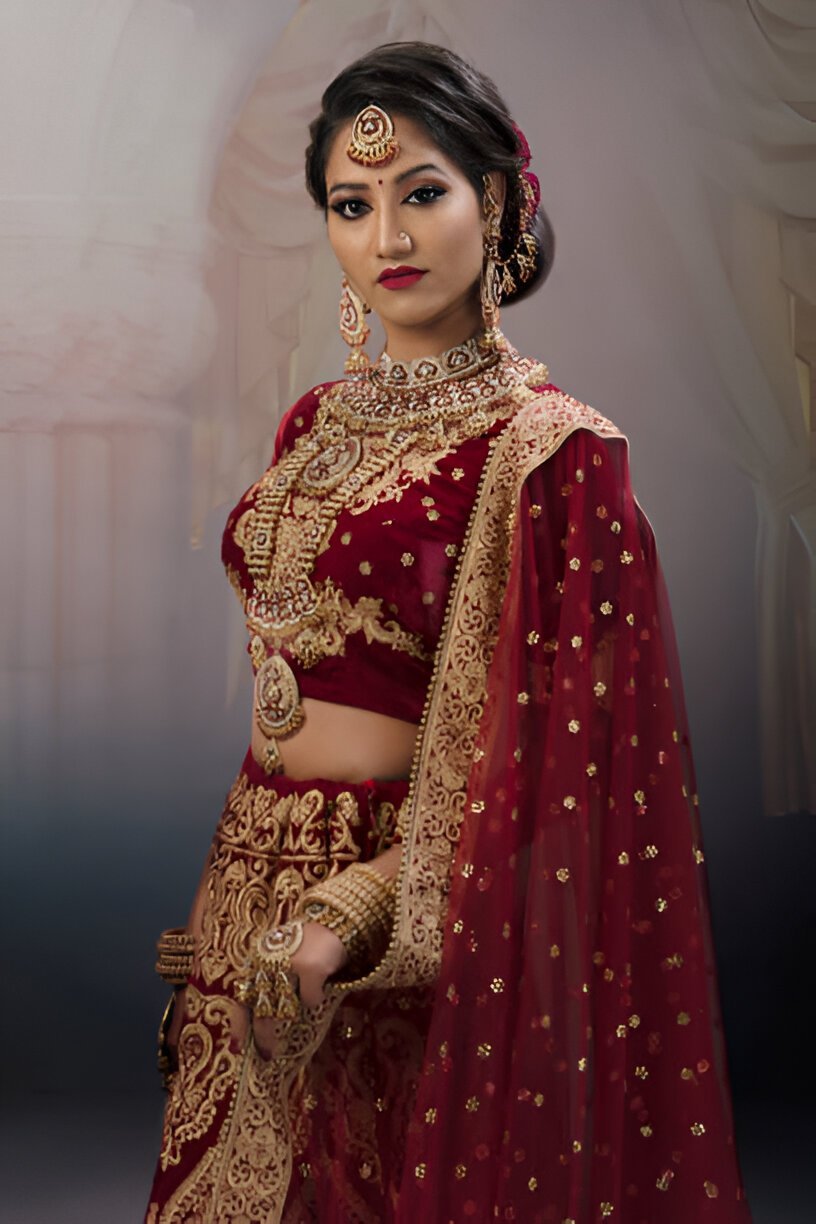 stylish lehenga blouse design