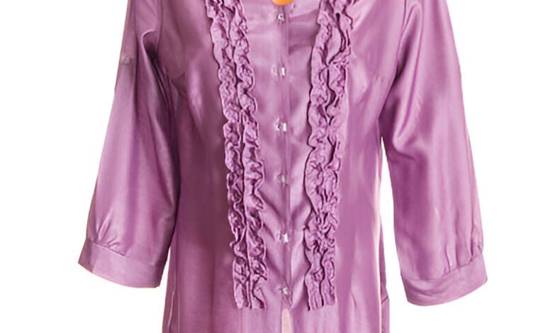 purple colour kurti