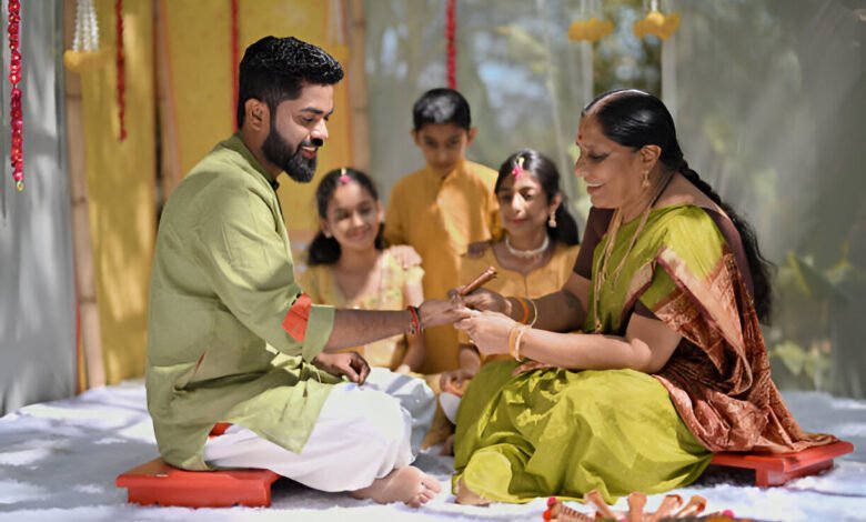 light green saree