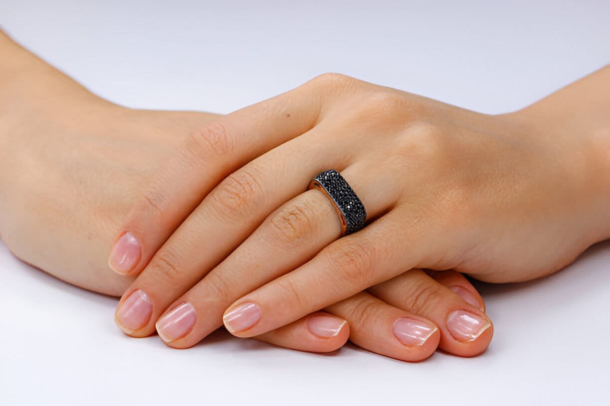 black rings for men