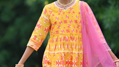 yellow salwar suit