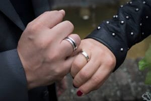 black rings for men