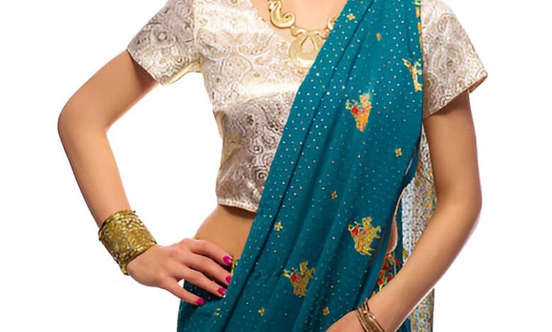 half saree designs