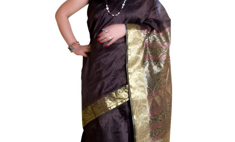 half saree models